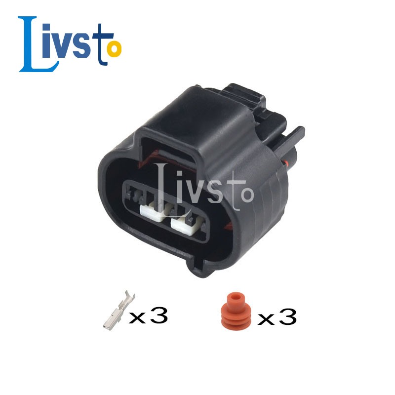 1 ชุด 3 ขาเชื่อมต่อกันน้ํา 6248-5316 สําหรับเซ็นเซอร์ความเร็วรถยนต์ Fit Toyota Hilux KUN25 4AFE 4AGE RAV4 เซ็นเซอร์ความเร็วเกียร์ 3 พินซ็อกเก็ต DJ7037F-2.2-21 G80