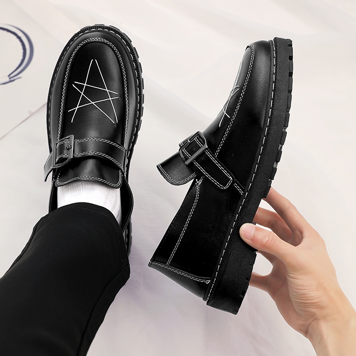 🚚สปอตสินค้า🚚รองเท้า loafer รองเท้าหนัง รองเท้าออกซฟอร์ดหนัง โลฟเฟอร์ โลฟเฟอร์หนังลําลอง คชชูผู้ชาย