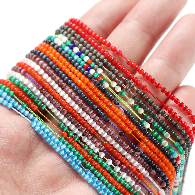 St.kunkka 1 String หินธรรมชาติโอปอลแก้วลูกปัดอัญมณี 2 มม.ประมาณ 185 ชิ้นสําหรับ DIY สร้อยข้อมือลูกปัดสร้อยคอเครื่องประดับทํา