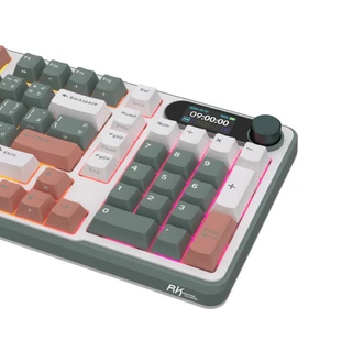 Royal Kludge RK S98 Phantom 98 Key Tri-Mode RGB แบบมีสายบลูทูธ 2.4G ไร ้ สาย 3 โหมดหน ้ าจอ TFT