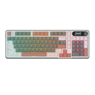 Royal Kludge RK S98 Phantom 98 Key Tri-Mode RGB แบบมีสายบลูทูธ 2.4G ไร ้ สาย 3 โหมดหน ้ าจอ TFT