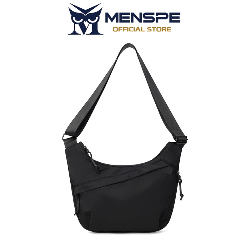 MENSPE Mens Leisure Chest Bag กระเป๋าสะพายความจุขนาดใหญ่ทนต่อการสึกหรอกระเป๋าสะพายข้าง