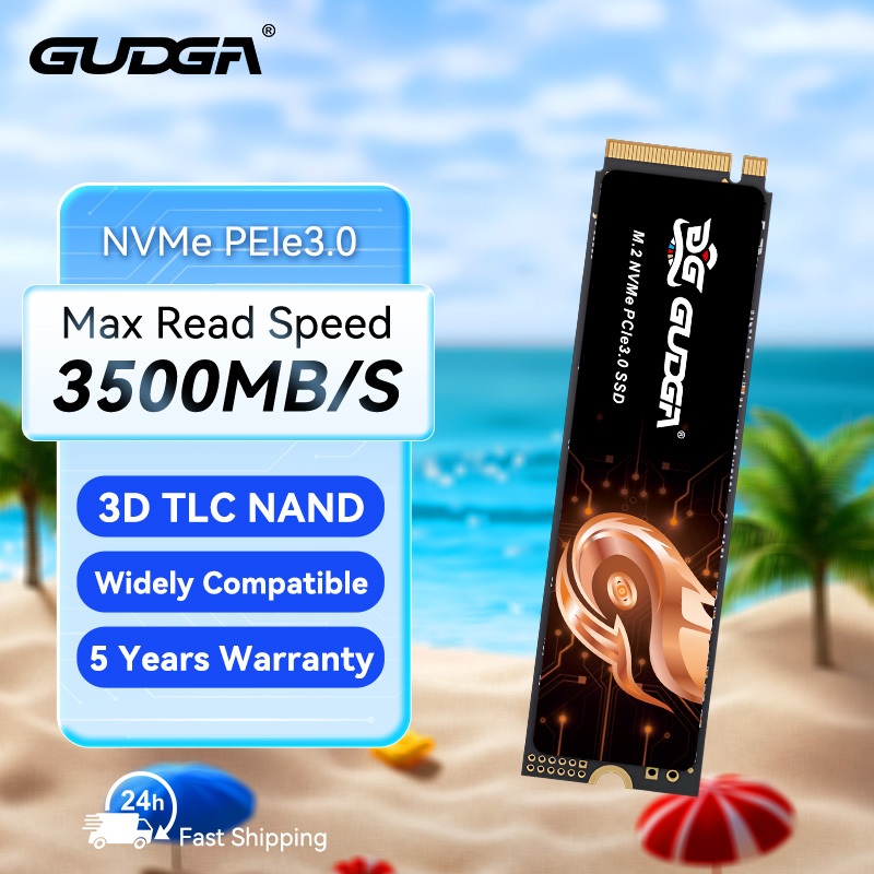 Gudga SSD M2 NVME PCLE 3.0 128GB 256GB 512GB Solid State Drive สําหรับแล็ปท็อปเดสก์ท็อป PC M.2 2280 