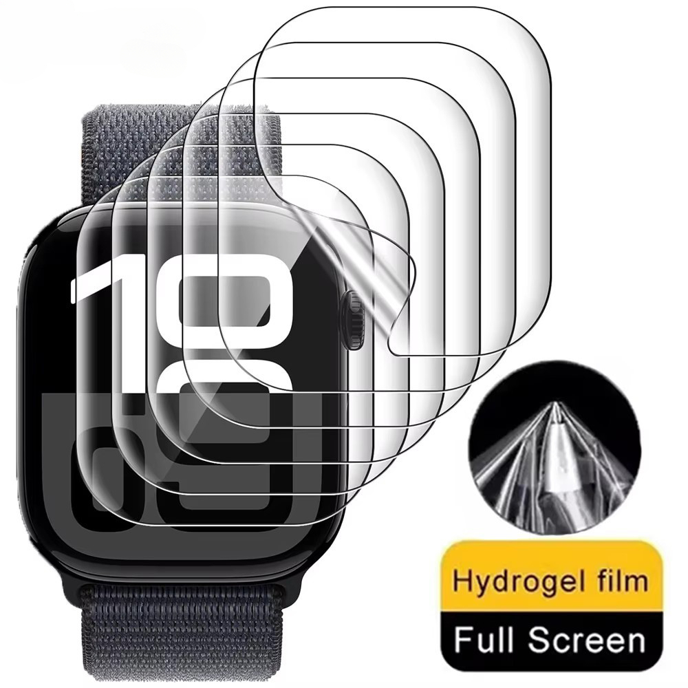 หน้าจอTPU ProtectorสําหรับApple Watch Series 10 46 มม.42 มม.HDโปร่งใสTPUฟิล์มIwatch Series 9 8 7 6 5 4 3 Ultra 2 1 SE 44 มม.41 มม.38 มม.40 มม.45 มม.49 มม.