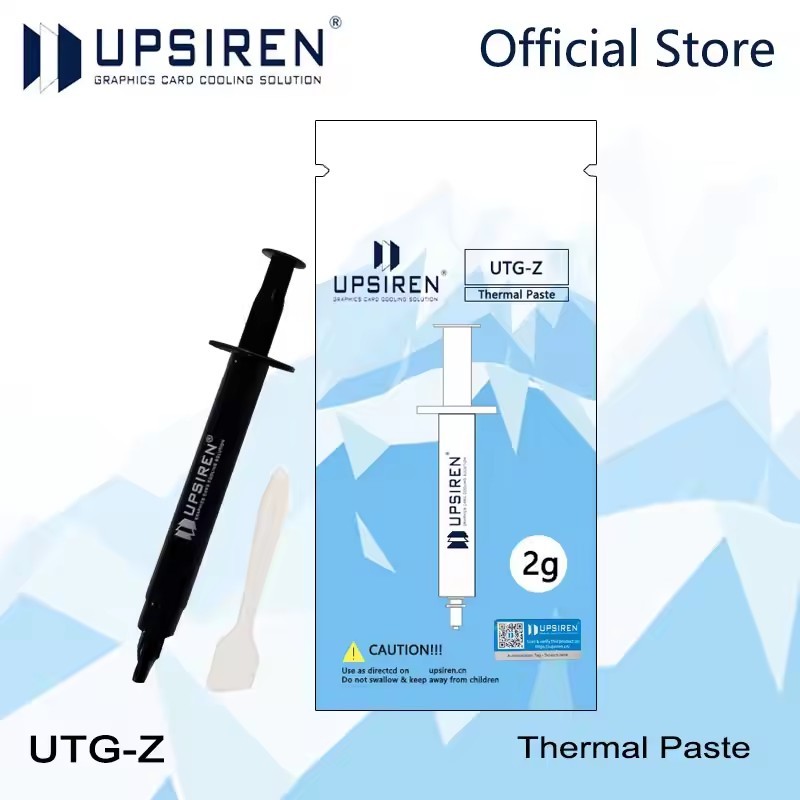 UPSIREN UTG-Z วางความร้อน ความเสถียรสูง, จาระบีซิลิโคนความร้อนประสิทธิภาพสูงสําหรับหม้อน้ํา CPU GPU กราฟิกการ์ดระบายความร้อน