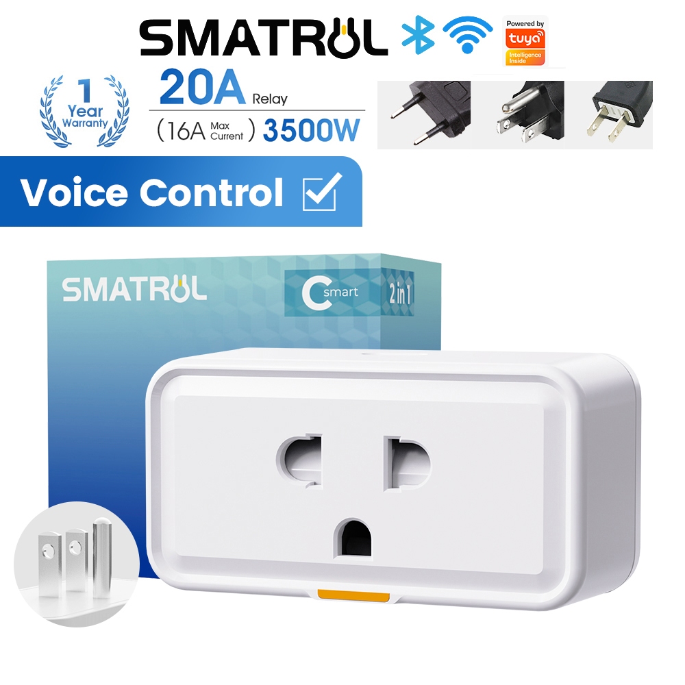 SMATRUL ปลั๊กไฟ WiFi อัจฉริยะ 3500W / 3300W