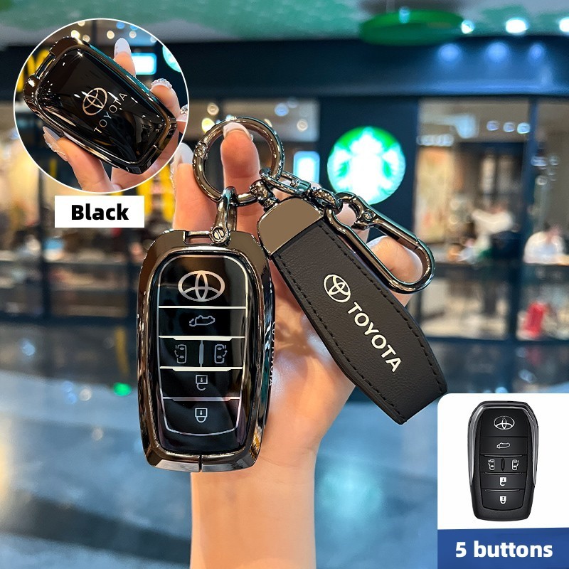 TPU Alloy รถ Remote Key Case Protector Covern Fit สําหรับ Toyota Alphard Vellfire Keyless อุปกรณ์เสริมอัตโนมัติ