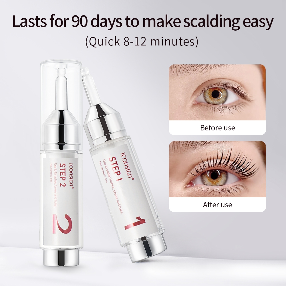 ICONSIGN ชุดขนตาและคิ้วสารสกัดจากพืช Cysteamine 90 วัน SPER STAY Lash Curls