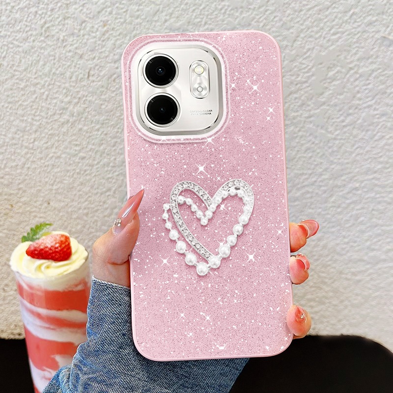 Advanced Love Heart Pearlเคสโทรศัพท์สําหรับInfinix Smart 9 HD Hot 60i 50i Hot 60 50 Pro Plus 4G 5G X