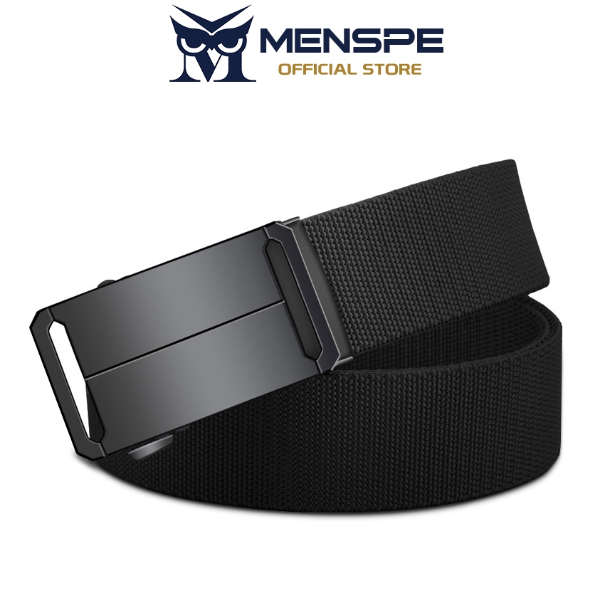MENSPE ผู้ชายเข็มขัดไนล่อนปรับได้ฟรี กลางแจ้ง ความแข็งแรงสูง