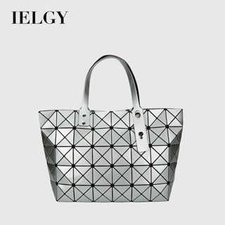 IELGY แฟชั่นกระเป๋าหญิง PU Glossy Pearlescent ขนาดใหญ่-ความจ…