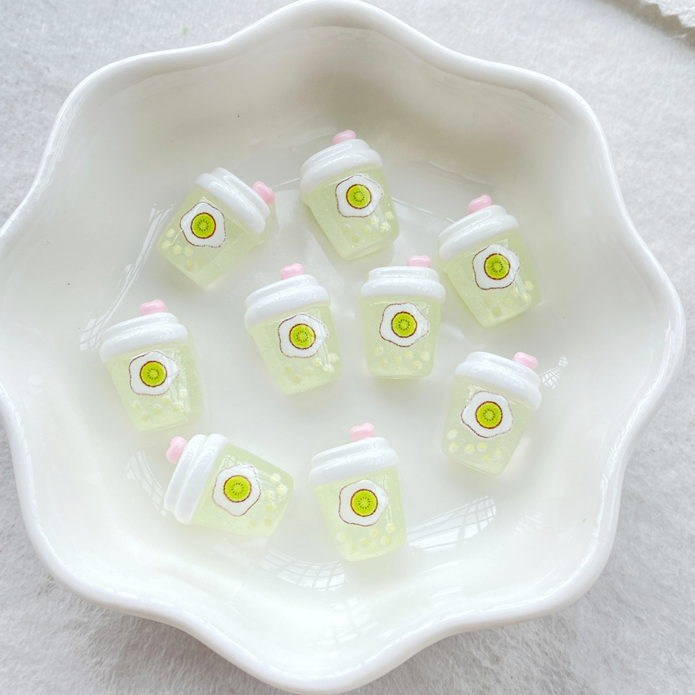 20 ชิ้นผสมเล็บเรซิ่นมินิ 3ง ผลไม้เครื่องดื่มขวดตกแต่งเล็บ ทําเอง หัตถกรรมตกแต่งเล็บ 3ง เครื่องประดับ - รูปที่ 6