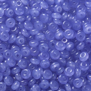 St. kunkka 50 ชิ้น 6*3mm เลียนแบบหยกผลลูกปัดแก้วแบนรอบลูกปัดแก้ว สําหรับ DIY สร้อยข้อมือลูกปัดสร้อยคอ