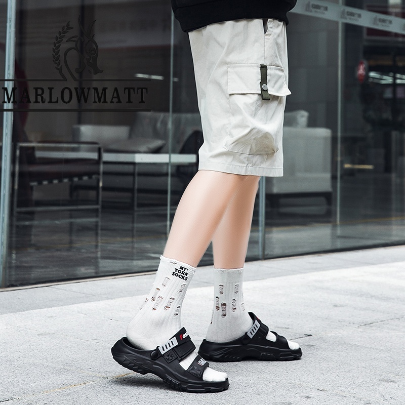 Marlowmatt รองเท้าแตะผู้ชายฤดูร้อนกันน้ํากันลื่นรองเท้าแตะสองสวมกลางแจ้ง 2025 เทรนด์ใหม่ - รูปที่ 2