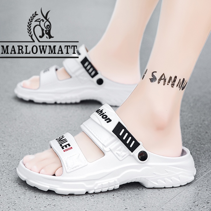 Marlowmatt รองเท้าแตะผู้ชายฤดูร้อนกันน้ํากันลื่นรองเท้าแตะสองสวมกลางแจ้ง 2025 เทรนด์ใหม่ - รูปที่ 7