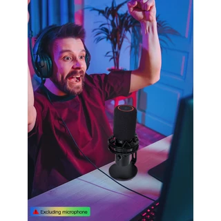 QuadCast 2 Mic Pop Filter, Mic Windscreen เข้ากันได้กับไมโครโฟน HyperX QuadCast 2/2 S - Noise Foam ลดเสียงรบกวน, คุณภาพเสียงที่ได้รับการปรับปรุงแล้ว