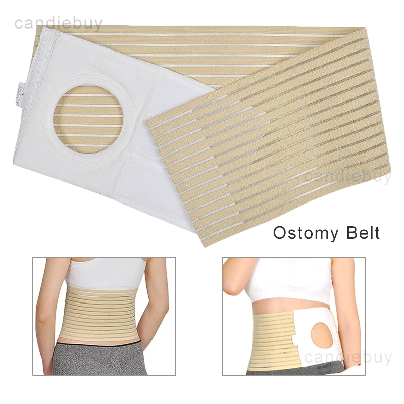 Ostomy abdominal Belt Brace พยุงเอวสวมใส่บนท้อง stoma เพื่อแก้ไขกระเป๋า