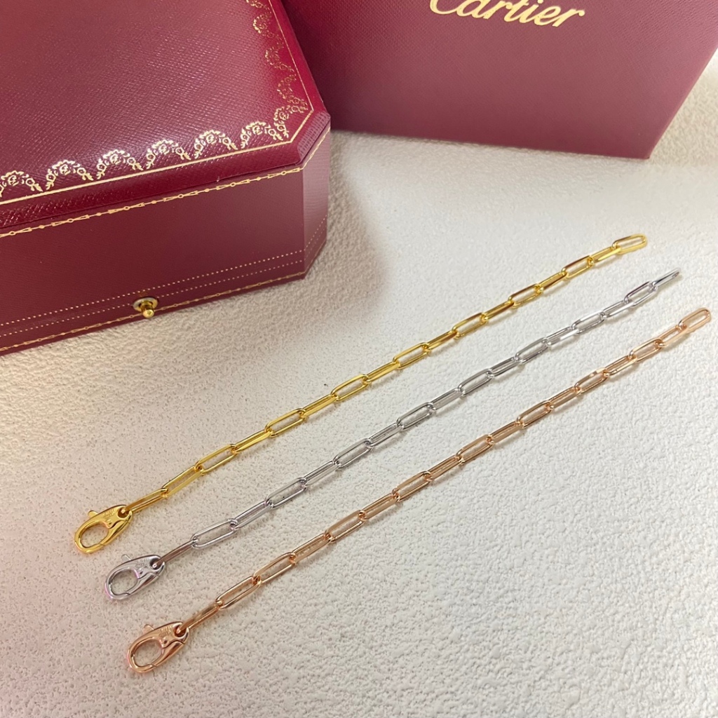 2025 สินค้าใหม่ สร้อยข้อมือคู่วงกลมธรรมดาหลายส่วน ความยาว 16ซม 21ซม