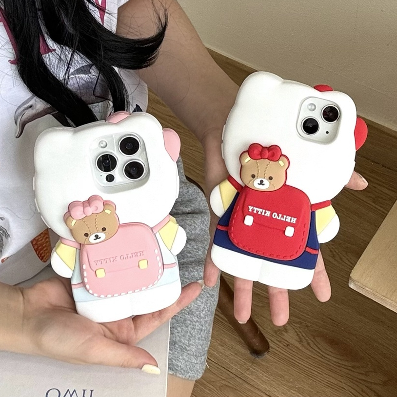 สําหรับIphone Case 16 Pro Max 15 Pro Max 14 Pro Max 13 Pro Max 3Dสเตอริโอซิลิโคนนุ่มกรณี