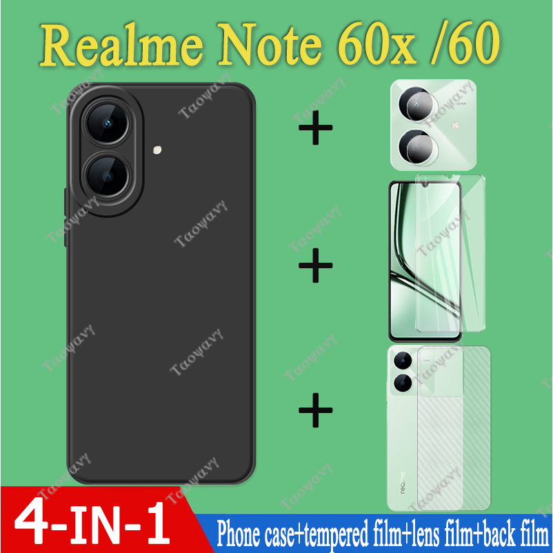 ครอบคลุม 4in1 สําหรับ Realme Note 60X Realme Note 60 กรณี Realme Note 50 กรณี Realme C51 กรณี C53 เค