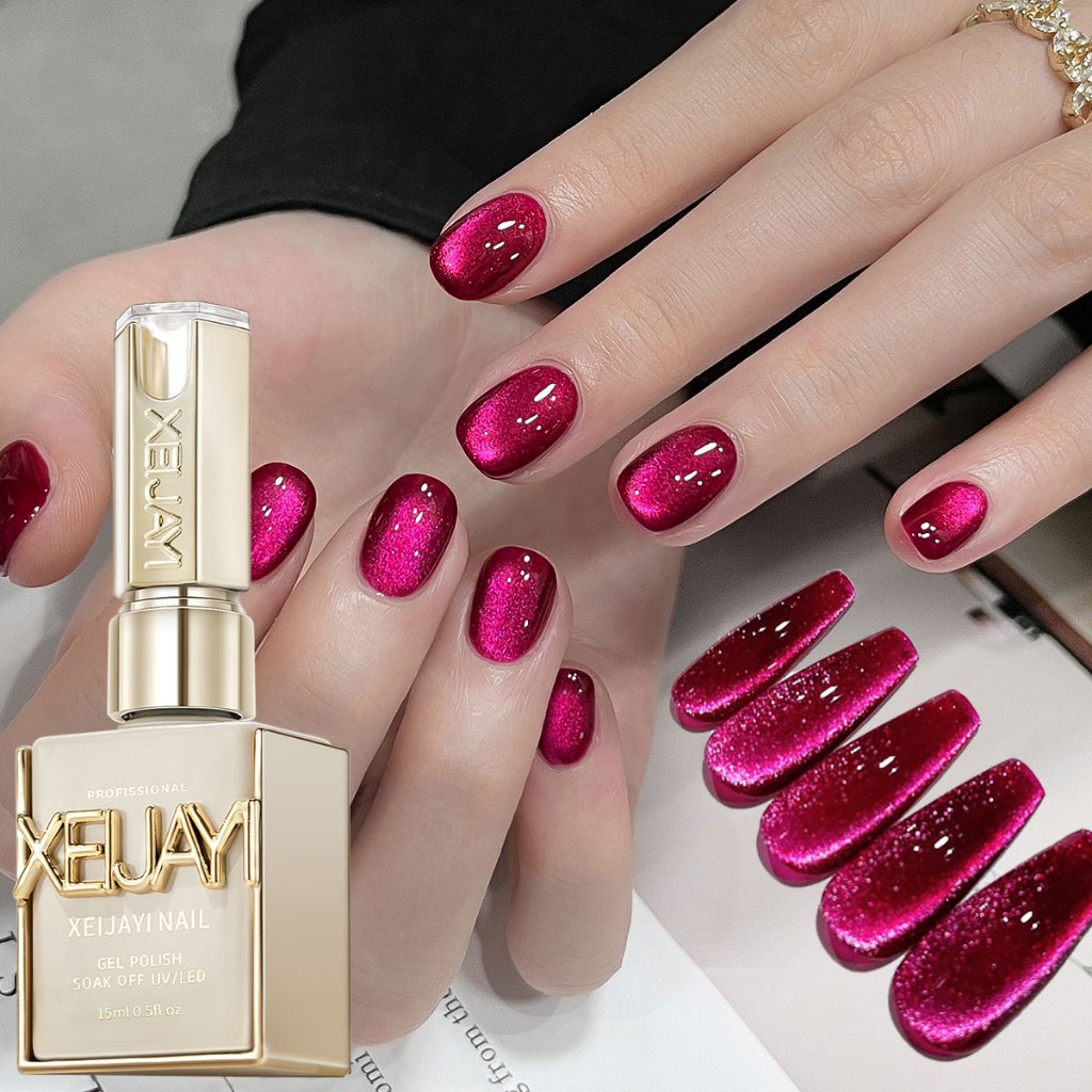 XEIJAYI 15ml–M116 น้ำยาทาเล็บพิทายา ติดทนนานและเงางาม เหมาะสำหรับร้านทำเล็บและของขวัญวันหยุด