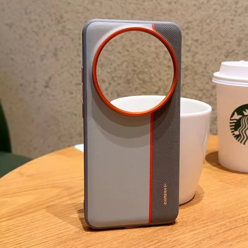 ปลอกสําหรับXiaomi Mi 15 Ultraกรณีแฟชั่นPUหนังผิวรู้สึกป้องกันปกหลังสําหรับXiaomi Mi 15 14 pro Mi15 U