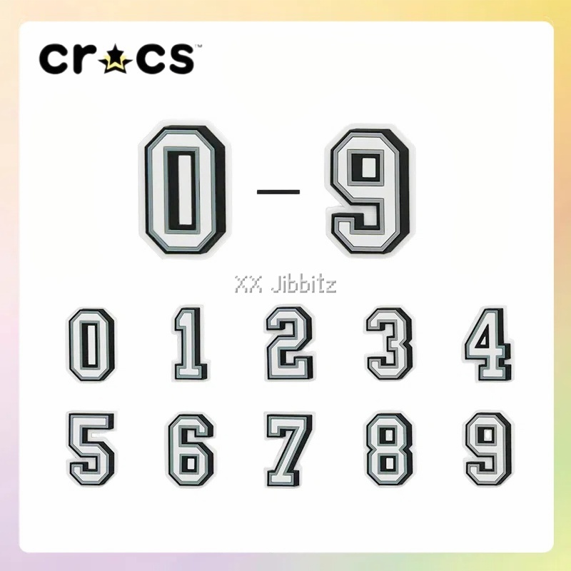 รองเท้า CHARMS✨เบอร์ 0 ~ 1 ทําเอง อุปกรณ์เสริมรองเท้าคุณภาพสูง✨สติ๊กเกอร์ติดรองเท้า
