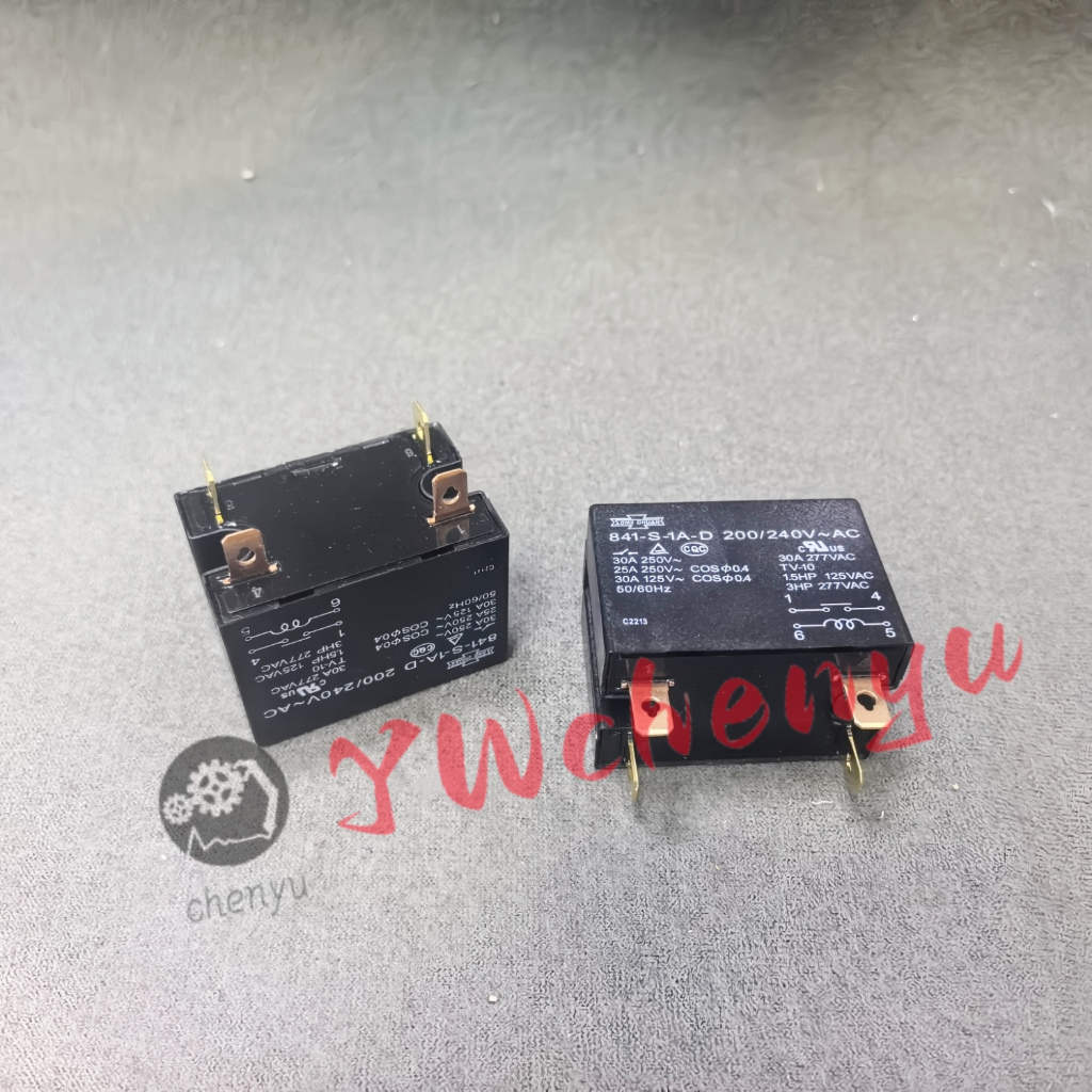 SONGCHUAN 841-S-1A-D 841-S-2A-D รีเลย์ 841-P-2A-C-H12V 24V