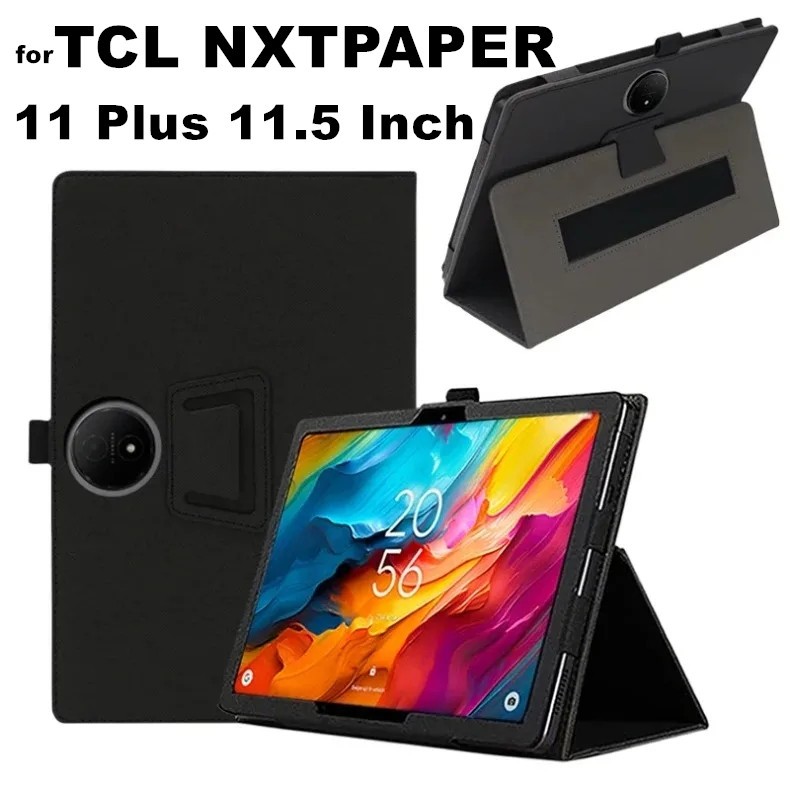 for TCL NXTPAPER 11 Plus 11.5 Inch Tablet Cover Flip Magentic Foldable Leather Stand Full Body Prote