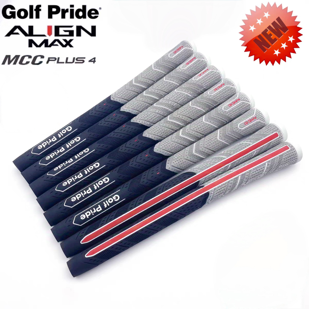 Golf Pride MCC PLUS4 ALIGN MAX Golf Club Grip เหล็กผู้ชายและผู้หญิงเสาไม้ด้ายฝ้าย Golf Grips