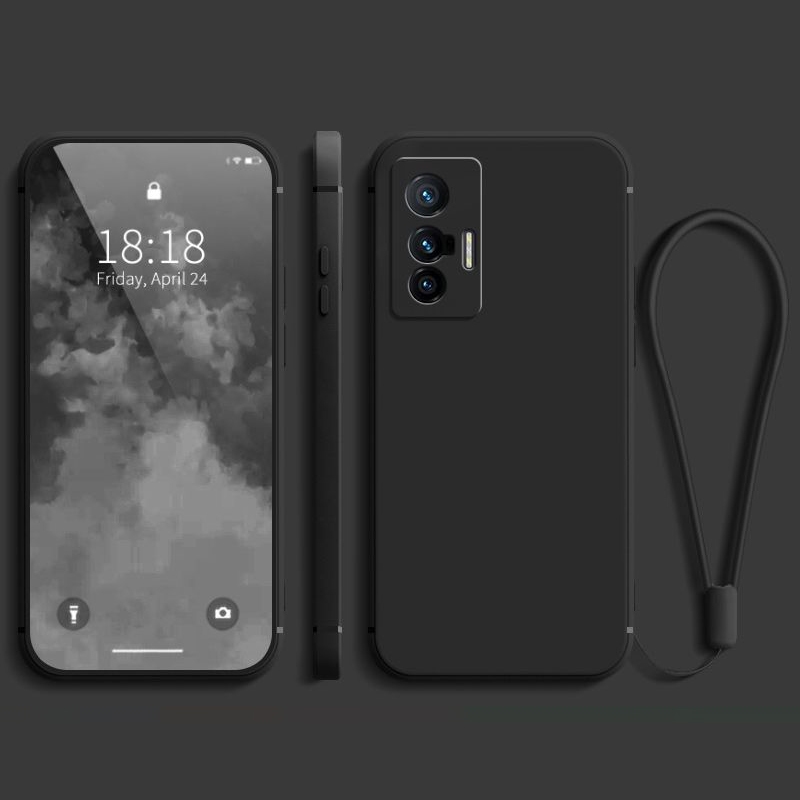 สําหรับ Vivo X60 Pro Plus X70 Pro Plus X80 Pro X90 Pro Plus เคสซิลิโคนสีทึบเคสโทรศัพท์