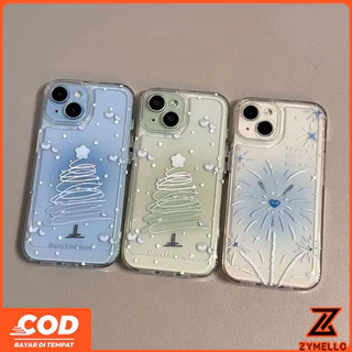 สําหรับ Vivo V70 FE V60 LITE V50 LITE V40 LITE Y05 Y19S Y04 Y29 Y29S Y03 Y18 Y200 Y300 สวย Blooming Love Christmas Tree กันกระแทก TPU เคสโทรศัพท์