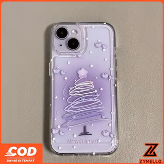 สําหรับ Vivo V70 FE V60 LITE V50 LITE V40 LITE Y05 Y19S Y04 Y29 Y29S Y03 Y18 Y200 Y300 สวย Blooming Love Christmas Tree กันกระแทก TPU เคสโทรศัพท์