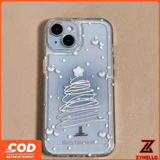 สําหรับ Vivo V70 FE V60 LITE V50 LITE V40 LITE Y05 Y19S Y04 Y29 Y29S Y03 Y18 Y200 Y300 สวย Blooming Love Christmas Tree กันกระแทก TPU เคสโทรศัพท์