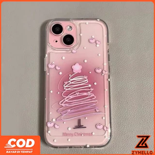 สําหรับ Vivo V70 FE V60 LITE V50 LITE V40 LITE Y05 Y19S Y04 Y29 Y29S Y03 Y18 Y200 Y300 สวย Blooming Love Christmas Tree กันกระแทก TPU เคสโทรศัพท์