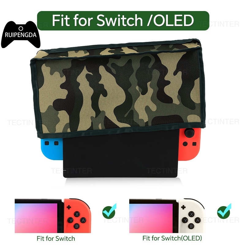 เคสป้องกันกันฝุ่นสําหรับ นินเทนโด สวิตช์/OLED เกมคอนโซลอุปกรณ์เสริมฝาครอบกันฝุ่นป้องกันรอยขีดข่วนกันน้ําแขนป้องกัน