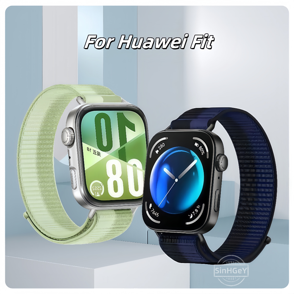 สําหรับ Huawei Watch Fit 3 4 5 Pro สร้อยข้อมือไนลอนกันน้ําแม่เหล็กเปลี่ยนสายรัดข้อมือกีฬาสําหรับ Huawei Watch Fit 3 Huawei Fit 4/4Pro fit5/5Pro