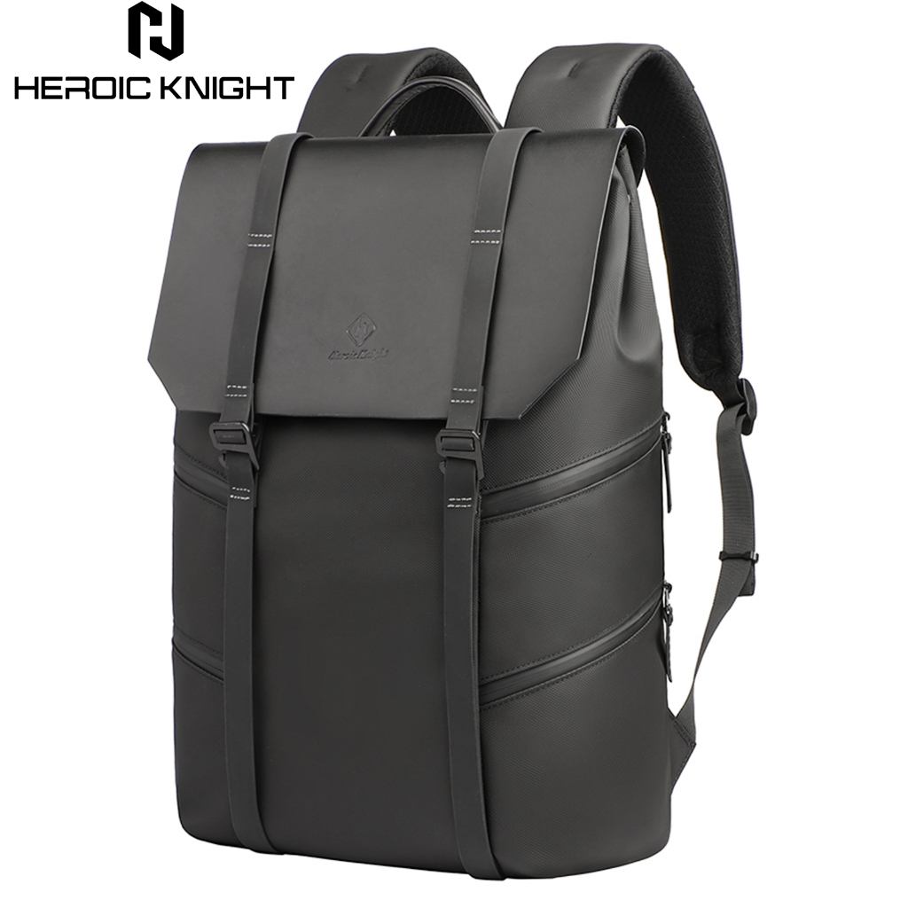 HEROIC KNIGHT Flap Waterproof Men Backpack (15.6″)