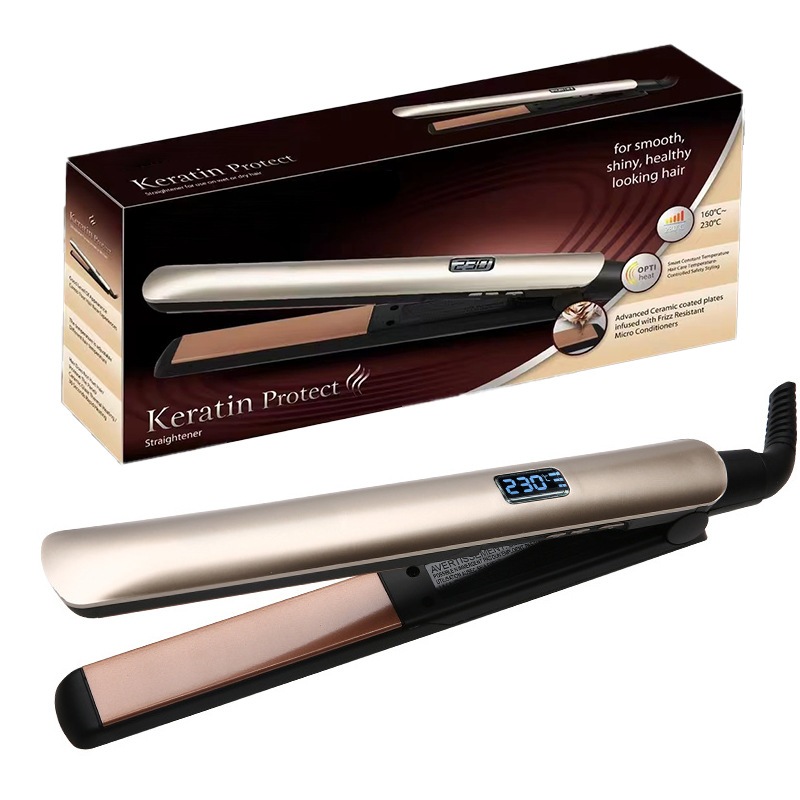 Remington KERATIN PROTECT S-8540TH กิ๊บติดผมป้องกัน S-8540 ผมเงางาม, ระดับ 9 ปรับน้ําหนักได้