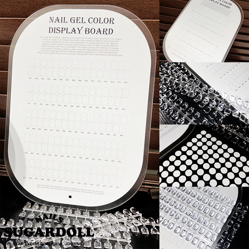 【พร้อมส่งในBangkok】ชาร์จสี80 สี เล็บปอม+กาวติด มีแท่งเหล็กสำหรับตั้งโชว์มาด้วย Colorful Girl ชาร์จโชว์สีเจล ชาร์จอะคริลิคโชว์สีเจล