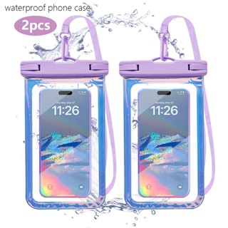 กระเป๋าใส่โทรศัพท์กันน้ําลอย IPX8 เคสโทรศัพท์กันน้ํากระเป๋าแ…