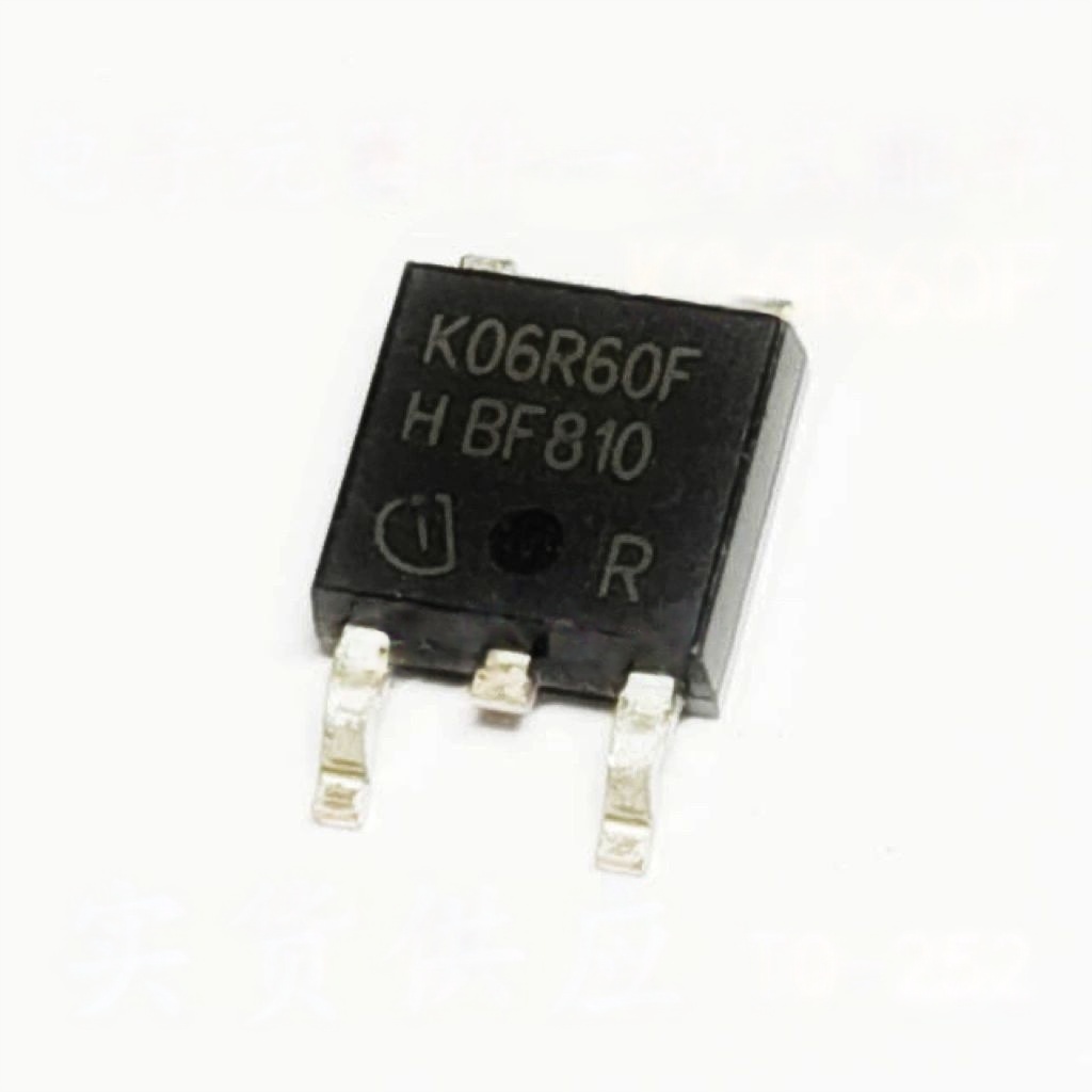 ((1 ชิ้น) ชิ้นส่วนอิเล็กทรอนิกส์ IKD06N60RF K06R60F TO-252MOS Field Effect Tube
