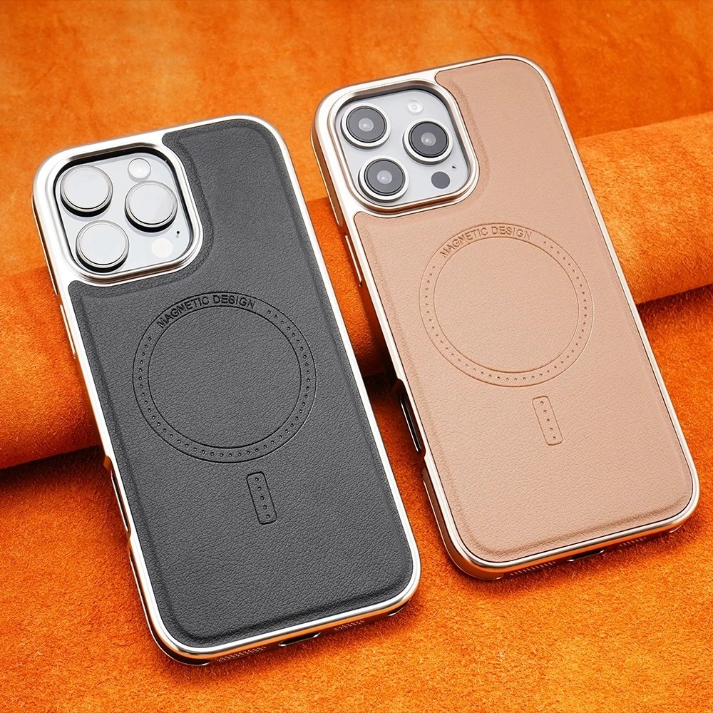 【Leather hard case/Desert】เคส compatible for iphone 13 14 15 16 pro max case