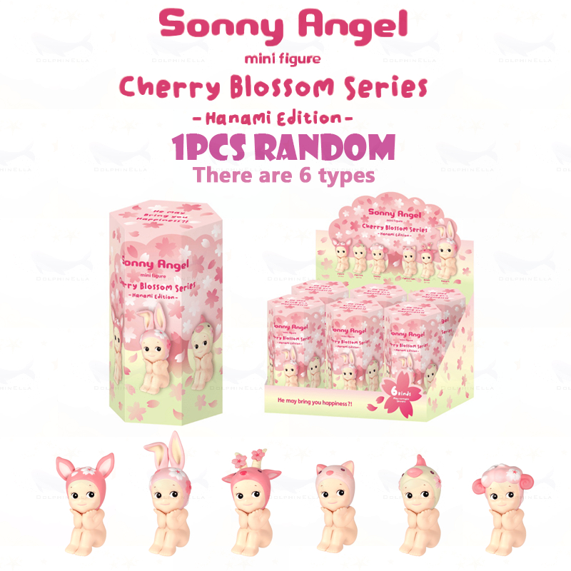 1 ชิ้นสุ่ม Sonny Angel mini figure Cherry Blossom Series -Hanami Edition- มินิฟิกเกอร์กล่องตาบอด Make EA Perfect Hanami Day with Sonny Angel! New Release Line up:มี 6 แบบ