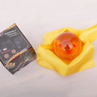 เกรดสูง Dragon Ball Z 3D ลูกบอลคริสตัล 1-7 ดาว 5.7/7.6 ซม สีเหลือง Crystal Ball พร้อมกล่องสีอิสระ