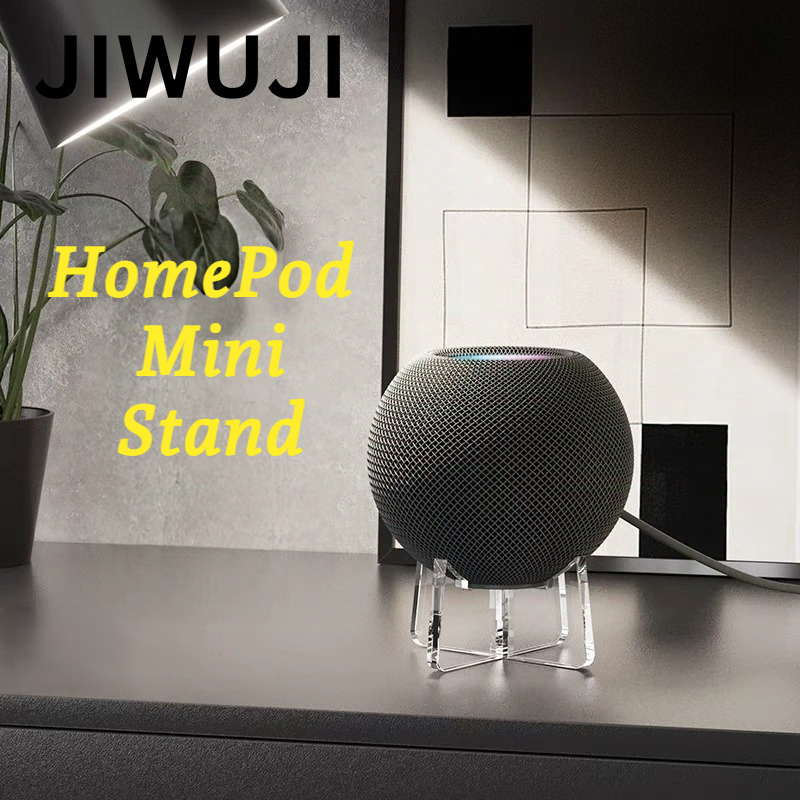 Primepick ขาตั้งอะคริลิคสําหรับ HomePod ขาตั้งลําโพงขนาดเล็กสําหรับ Homepodmini ขายึดลําโพง