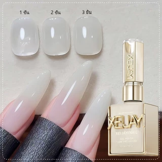 XEIJAYI 15มล--M002 น้ำยาทาเล็บสีขาวน้ำนมมะพร้าว เหมาะกับการทำเล็บที่บ้านและร้านทำเล็บ ของขวัญวันหยุด