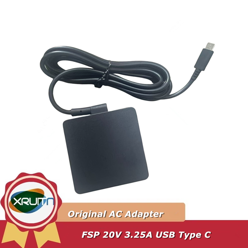 ของแท้ 20V 3.25A 65W อะแดปเตอร์ AC FSP FSP065-A1BR3 แล็ปท็อปสําหรับ Intel NUC M15 USB-C แหล่งจ่ายไฟ 
