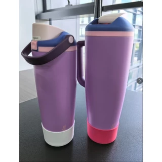 บูทซิลิโคนสําหรับ owala 30oz & 40oz FreeSip Sway Bottles & Tumblers - กันลื่นป้องกันรอยขีดข่วนซิลิโคนฝาครอบแก้วน้ําซิลิโคนด้านล่าง