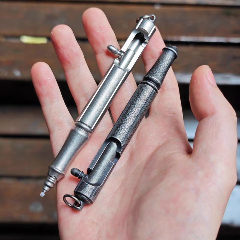 EDC Titanium Alloy Pen TC4 Titanium Tactical Pen Mechanical Stylus